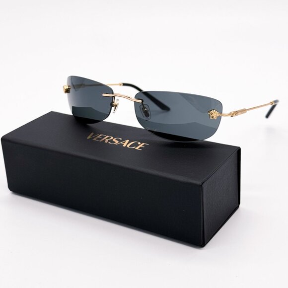 NEW VERSACE VE2279 1002/87 SUNGLASSES VE2279 100287 DARK GREY MOD 2279 1002/87 main image 10